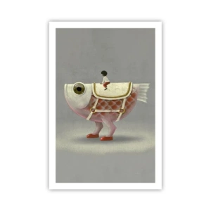 Poster - Fish Jockey - 61x91 cm
