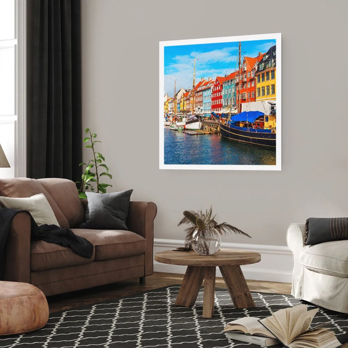 Poster - Joyful Coast - 30x30 cm