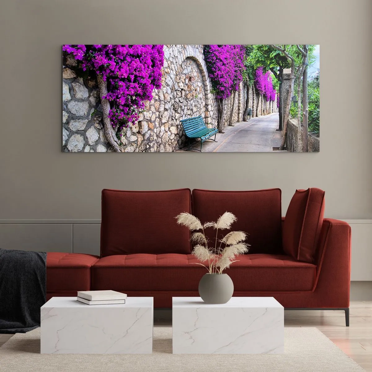 Glass picture - Let's Meet - 120x50 cm