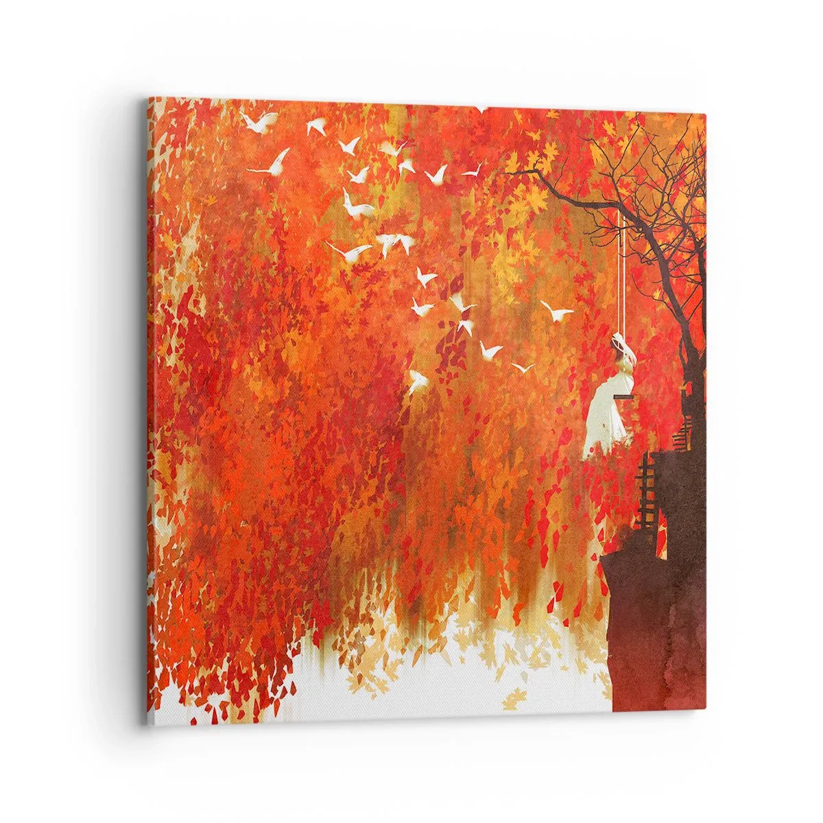 Canvas picture - Will It Fly with Us? - 70x70 cm