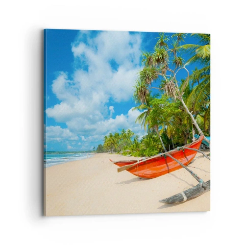 Canvas picture - Charm of the Tropics - 70x70 cm