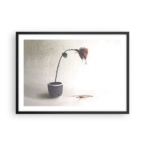 Poster in black frame - Rosa Dolorosa - 70x50 cm