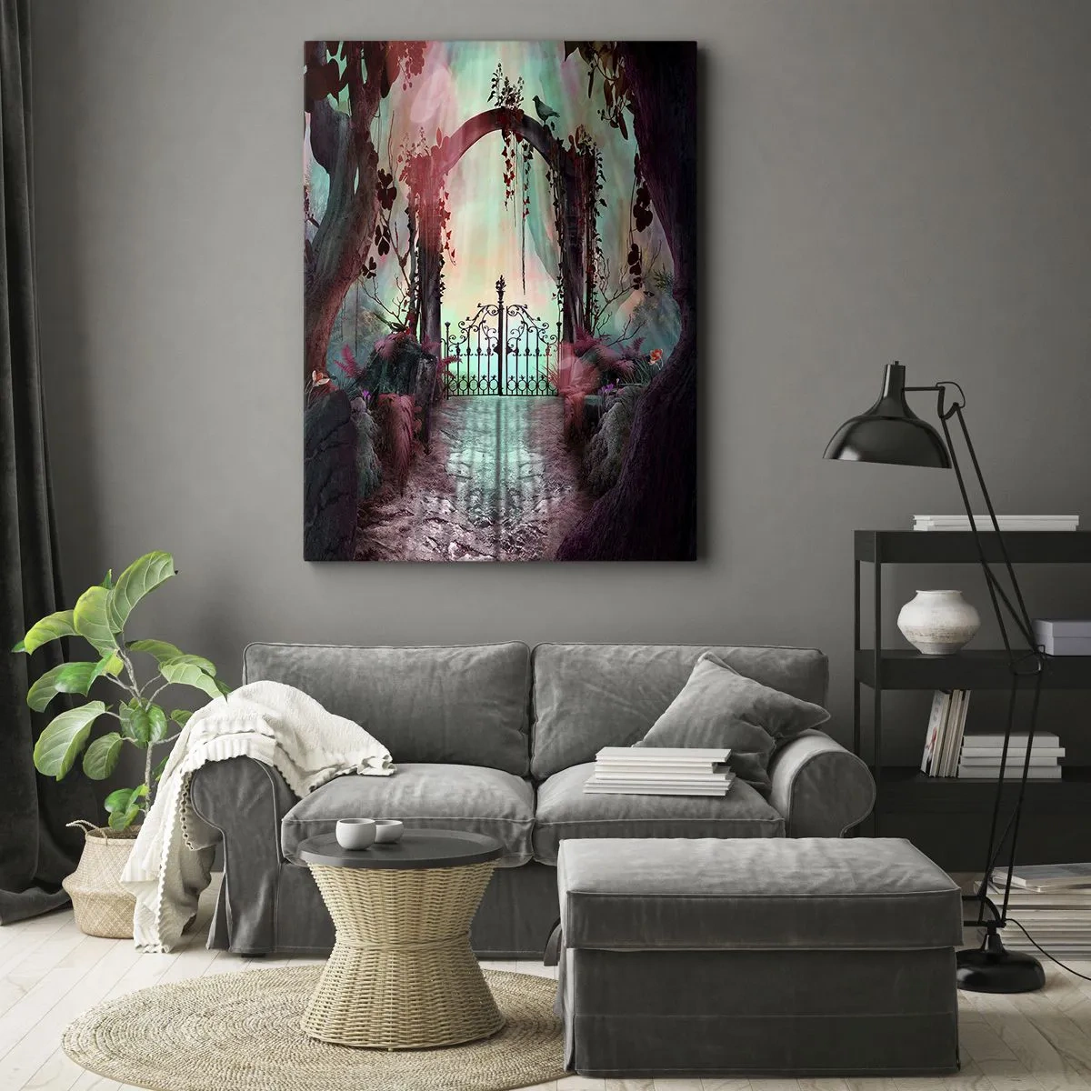 Canvas picture - Secret Garden - 45x80 cm