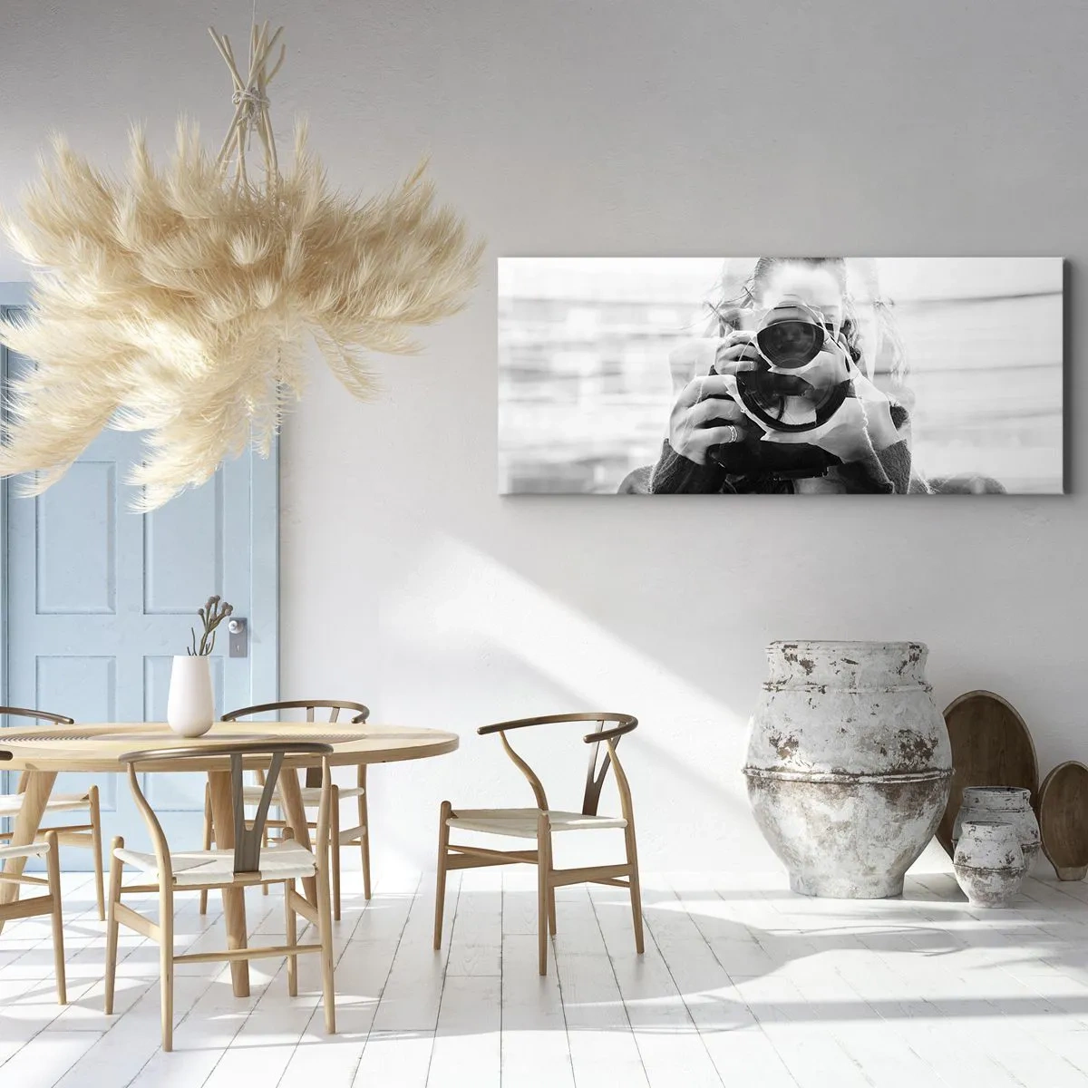 Canvas picture - Creator and the Creation - 90x30 cm