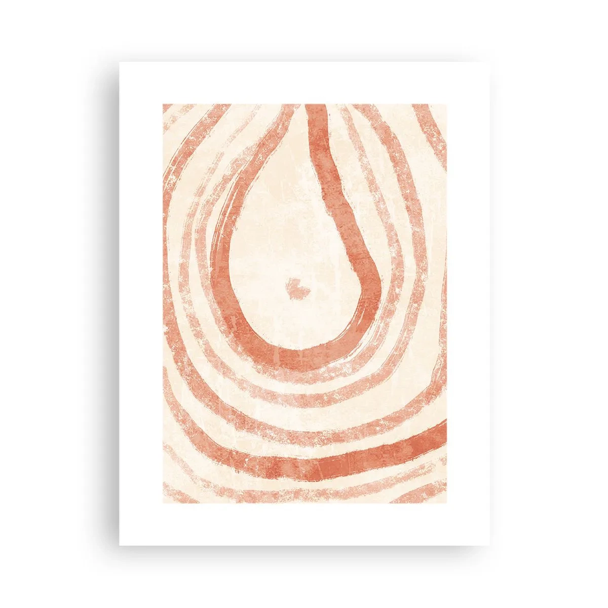 Poster - Coral Circles - Composition - 30x40 cm