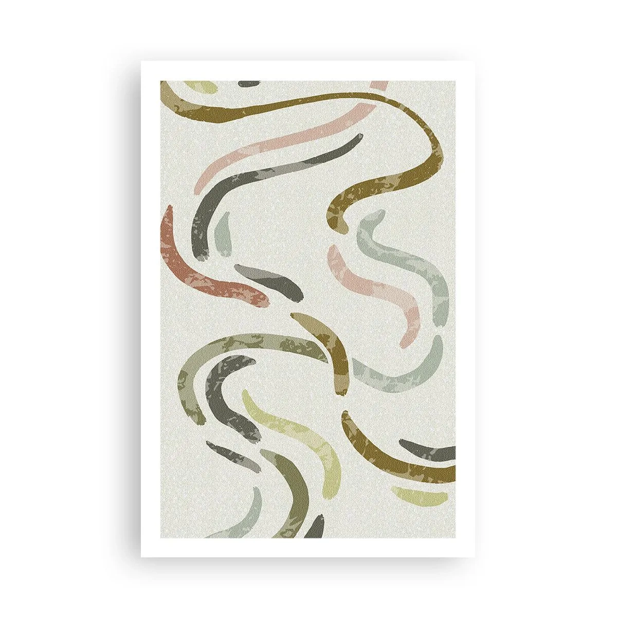 Poster - Cheerful Dance of Abstraction - 61x91 cm