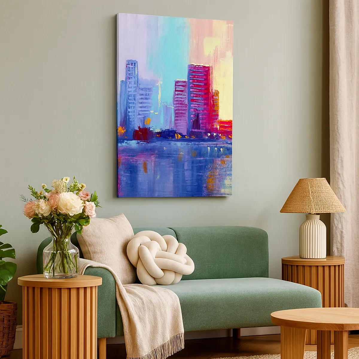Canvas picture - Bathed in Colours - 50x70 cm