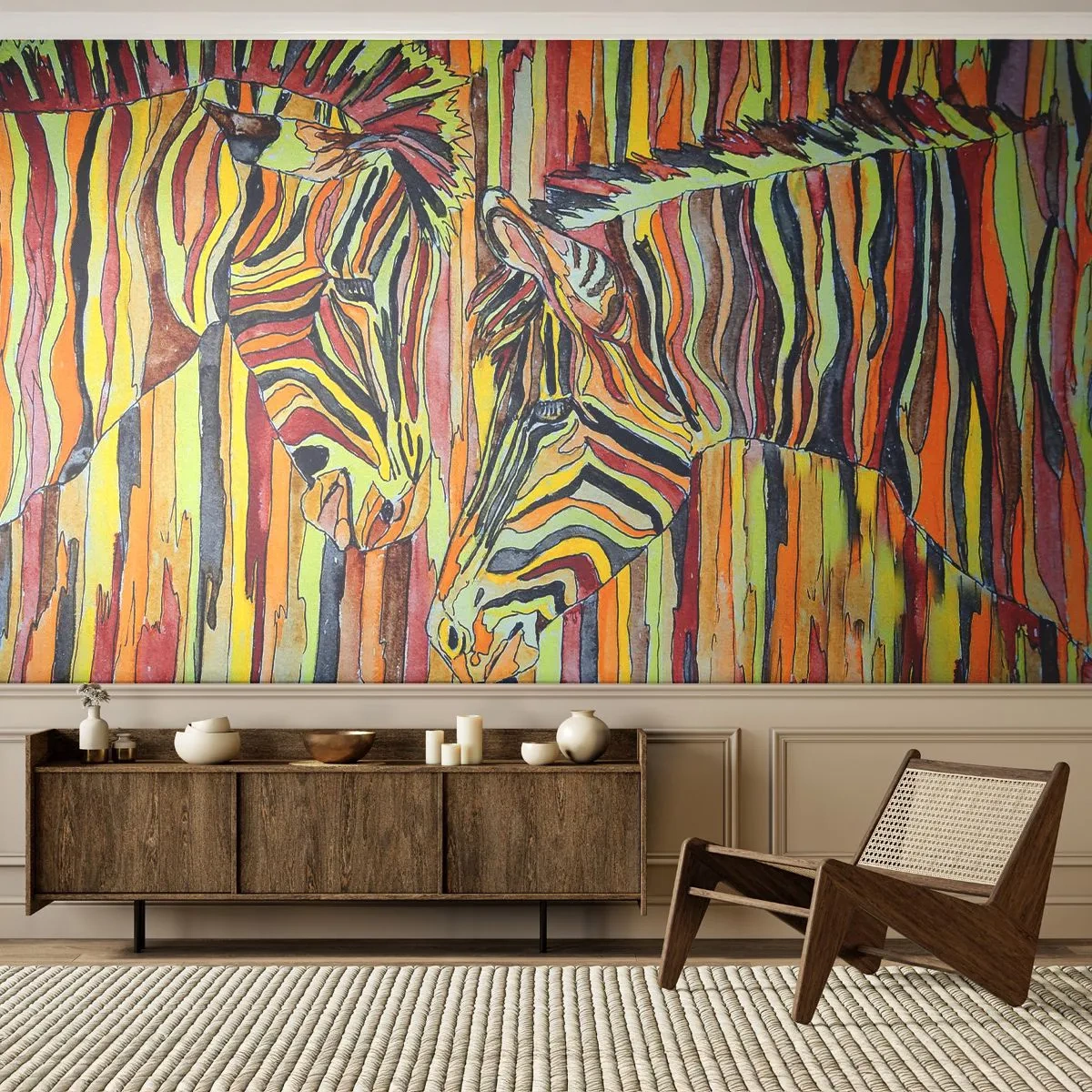 Photo Wallpaper Premium Sand - And You Too… - Abstraction, Ribs, Piece - 350x256 cm