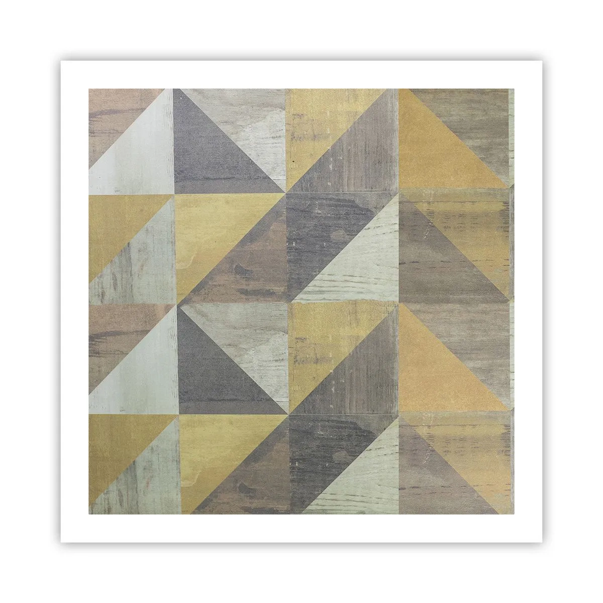 Poster - The Art. of Triangles - 60x60 cm