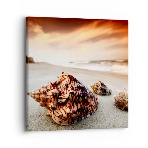 Canvas picture - Expelled by Waves - 30x30 cm