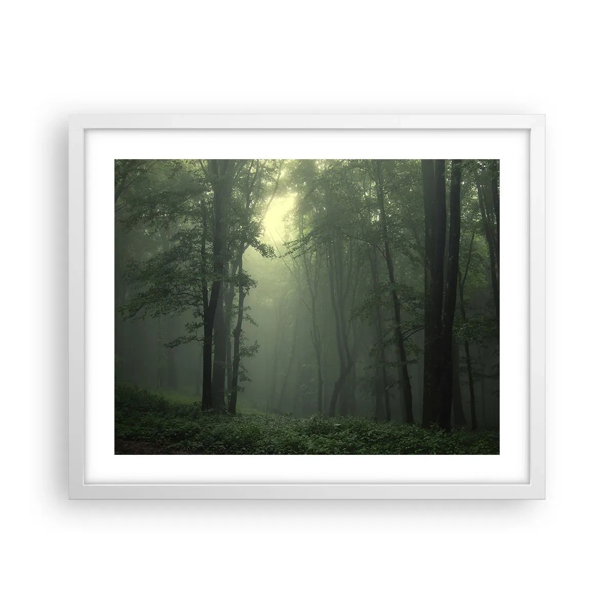 Poster in white frmae - Before It Wakes Up - 50x40 cm