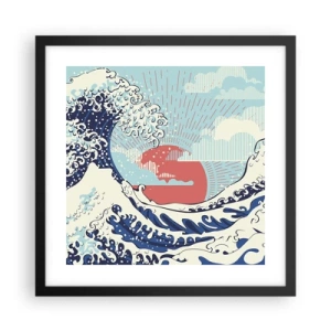Poster in black frame - From Japanese Inspirations - 40x40 cm