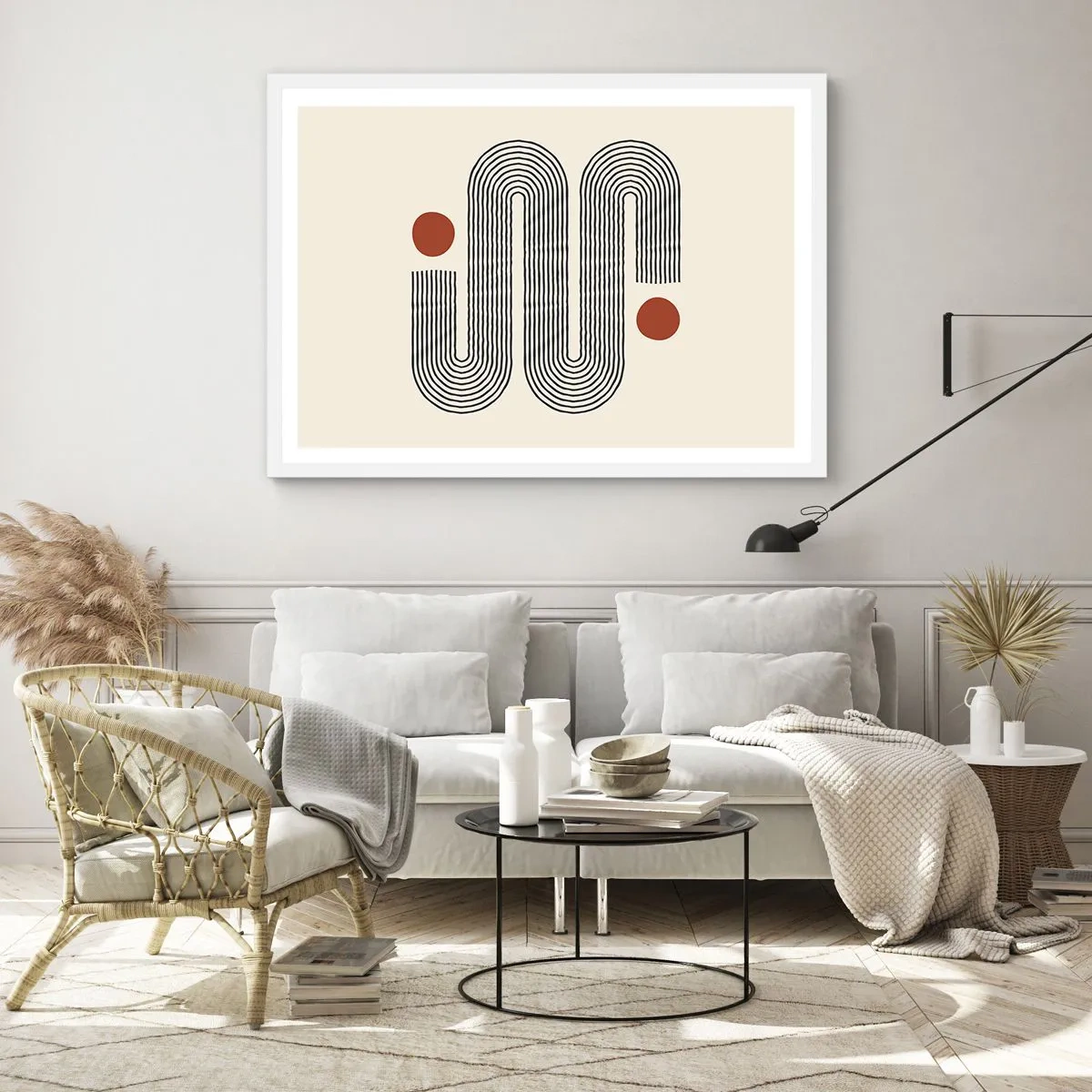 Poster in white frmae - From Beginning till the End - 40x30 cm