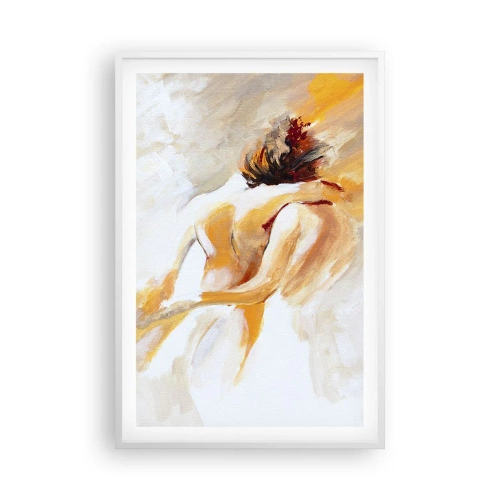 Poster in white frmae - Heavenly Embrace - 61x91 cm