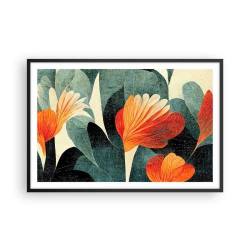 Poster in black frame - Heat of the Tropics, Coolness of the Ground - 91x61 cm