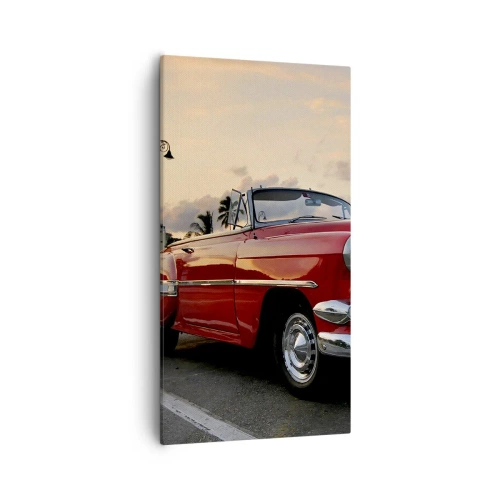 Canvas picture - Red Heat of the Tropics - 55x100 cm