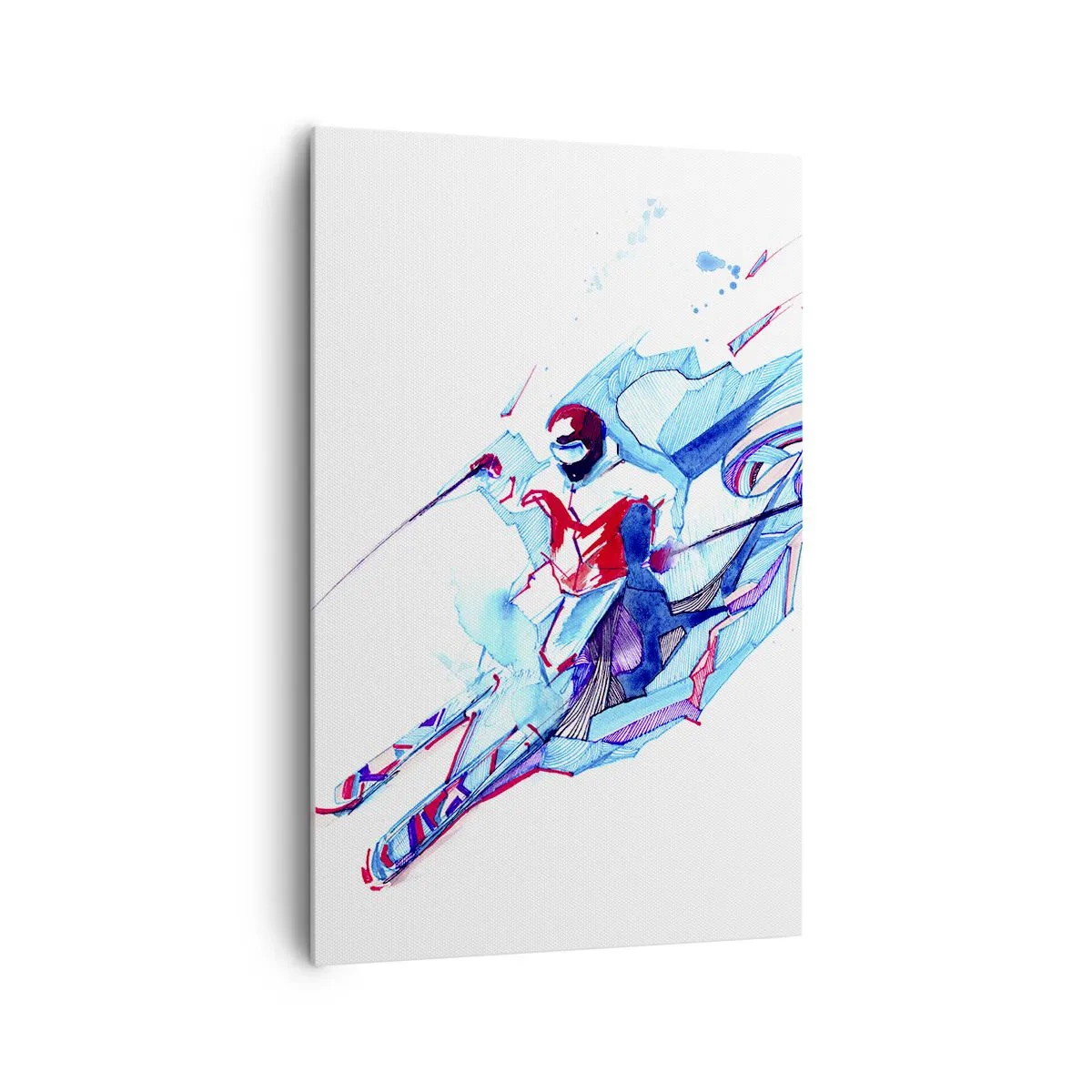 Canvas picture - Crazy Race for Joy - 80x120 cm