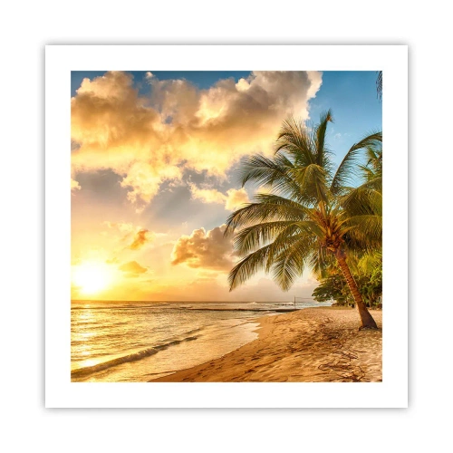 Poster - Eternal Summer, Always Holidays - 50x50 cm