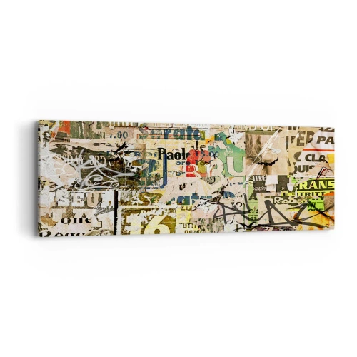 Canvas picture - So Much Is Going on - 90x30 cm