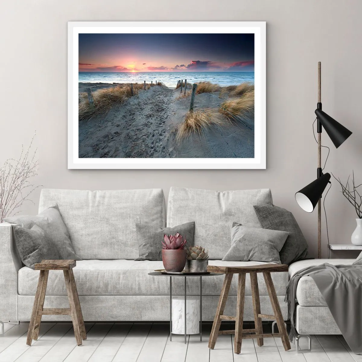 Poster in white frmae - You Have Spilled a Rainbow of Sparkles… - 70x50 cm
