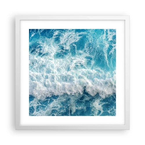 Poster in white frmae - Jouful and Loud - 40x40 cm