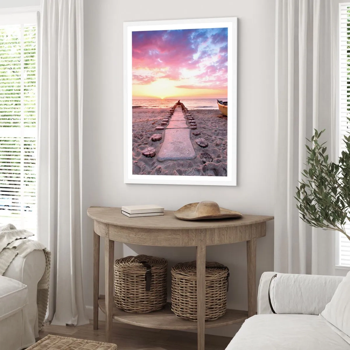 Poster in white frmae - Moments of Profound Experience - 40x50 cm
