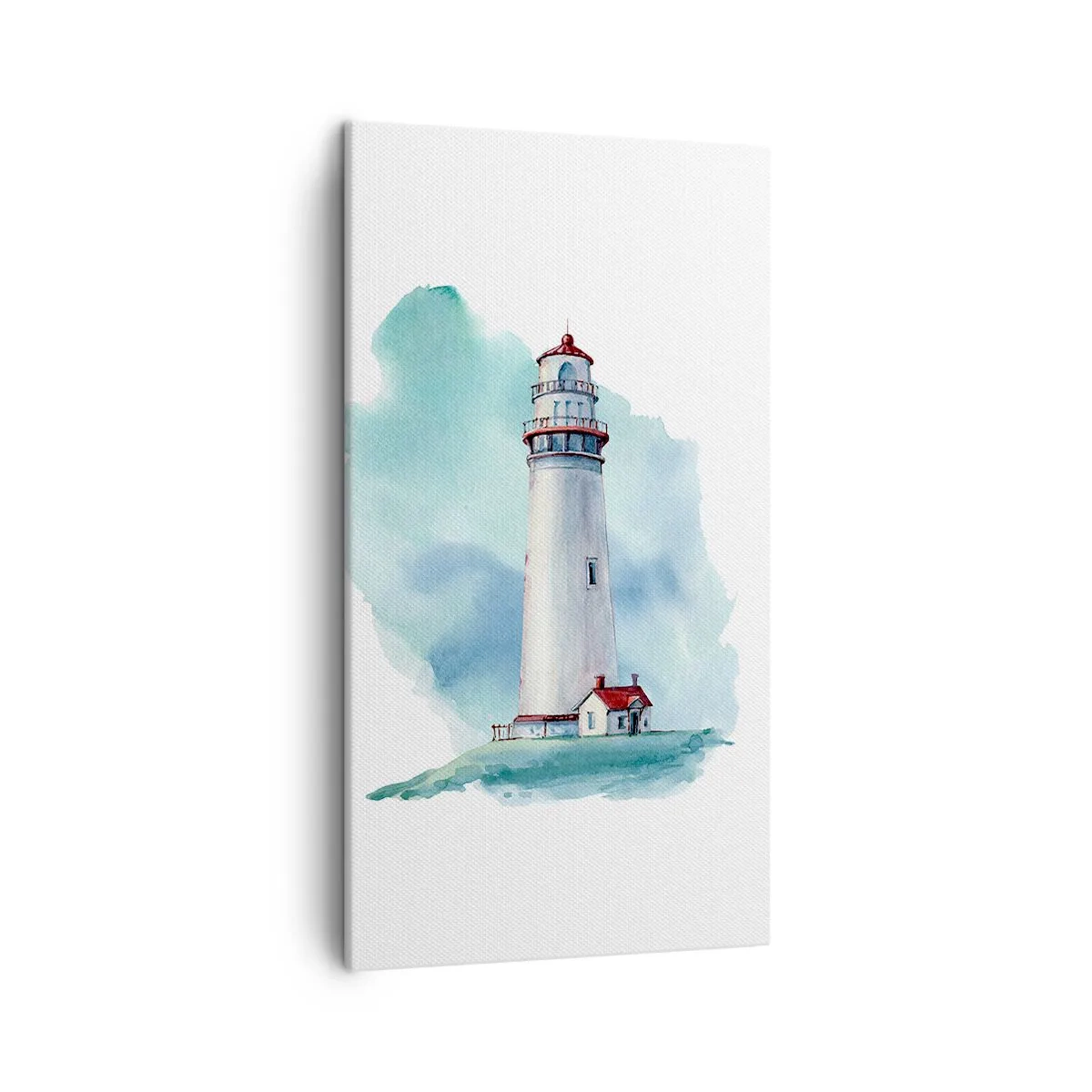 Canvas picture - Gentle Sister of Blue - 45x80 cm