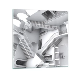 Glass picture - Paradoxes of Space - 70x70 cm