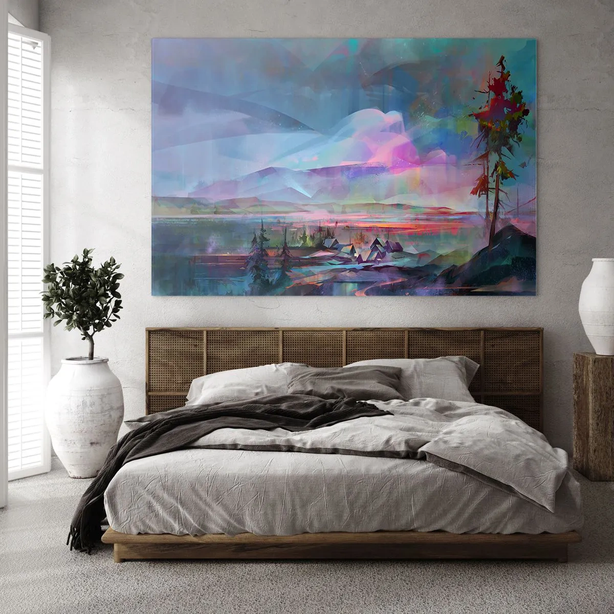 Glass picture - Under Gentle Sky - 120x80 cm