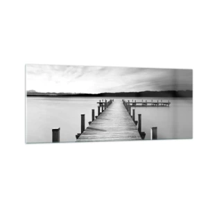 Glass picture - Lake of Peace - 100x40 cm