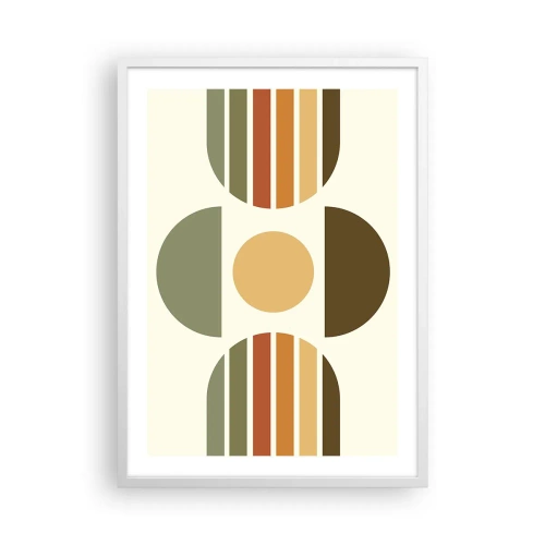 Poster in white frmae - In the Colours of Soli - 50x70 cm