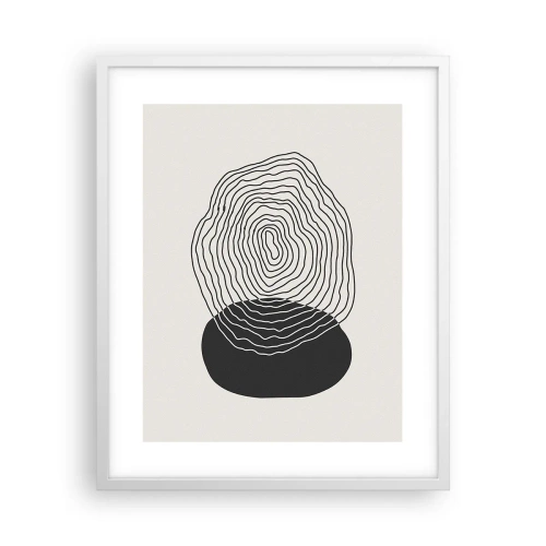 Poster in white frmae - Durability and Vibration - 40x50 cm