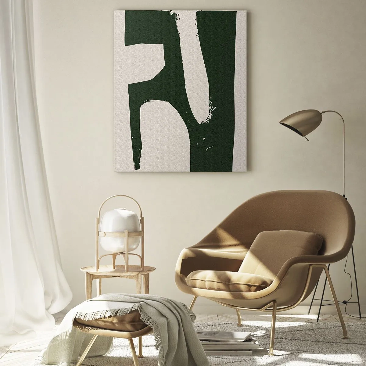 Glass picture - Whiteness of the Bay - 70x100 cm