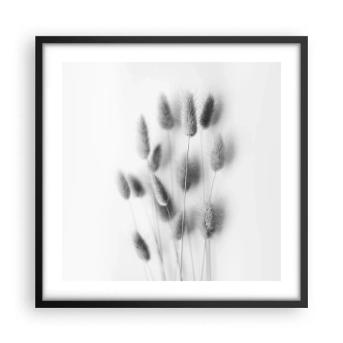 Poster in black frame - Her Softness Grass - 50x50 cm