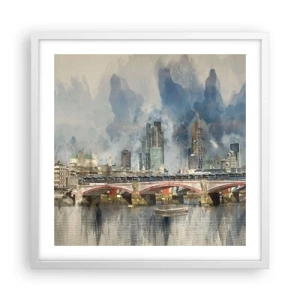Poster in white frmae - London in Its Beauty - 50x50 cm