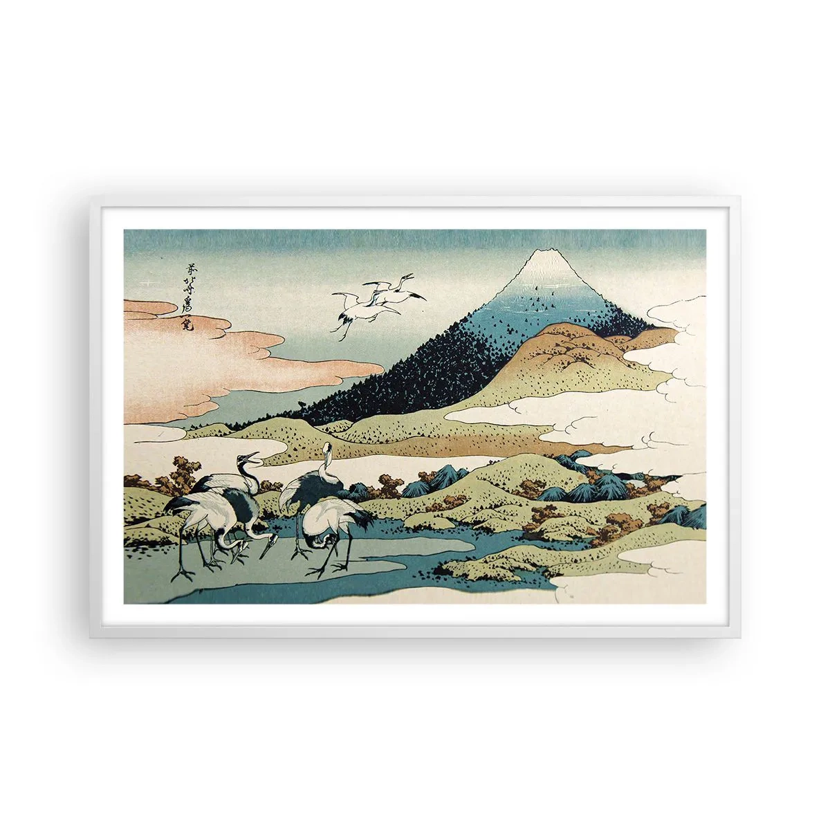 Poster in white frmae - In a Japanese Spirit - 91x61 cm