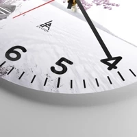 Clock face with numbers