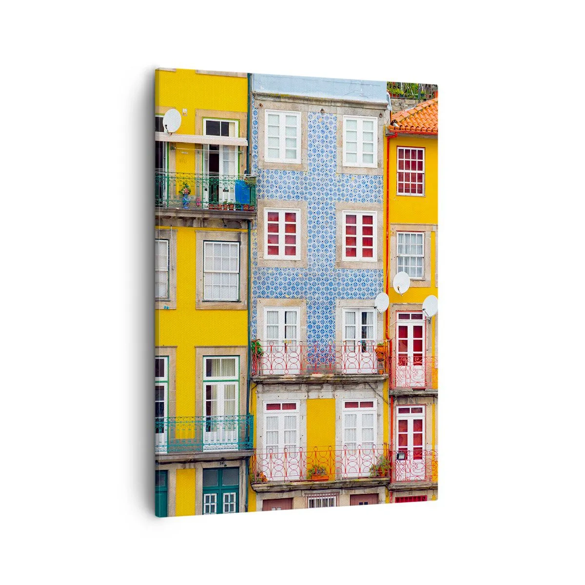 Canvas picture - Colours of Old Town - 50x70 cm