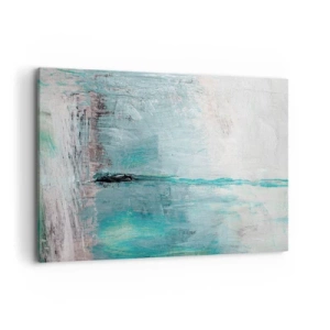 Canvas picture - Horizontally in Blue - 120x80 cm