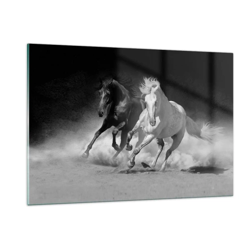 Glass picture - Gallop of Freedom - 120x80 cm