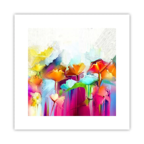 Poster - Rainbow Has Bloomed - 30x30 cm
