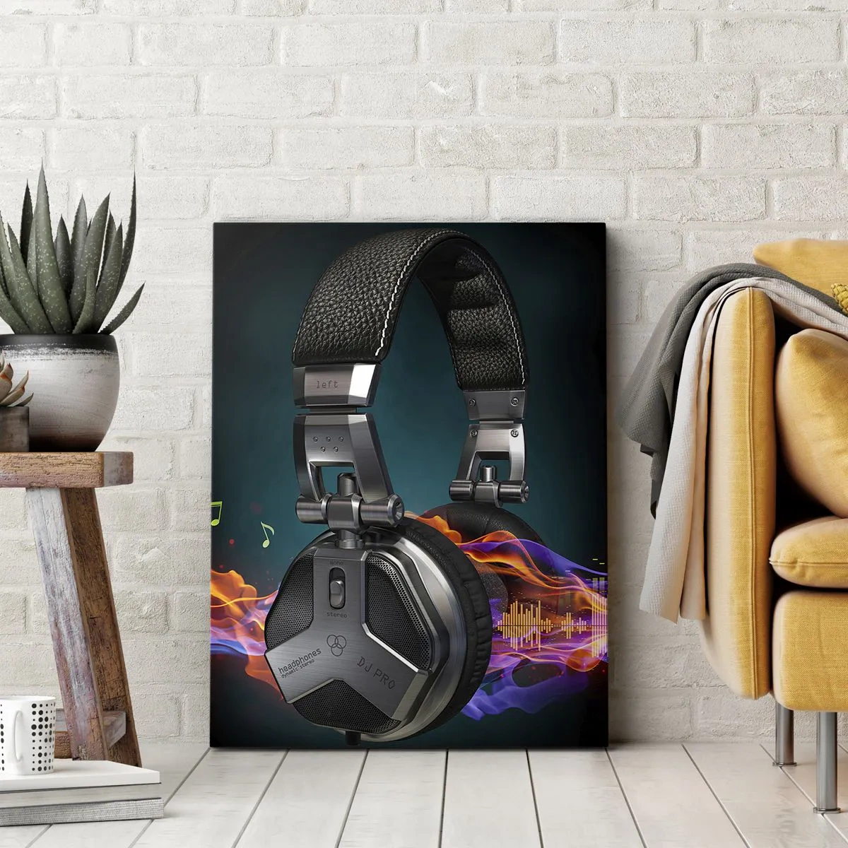 Canvas picture - In the Fire of Music - 50x70 cm