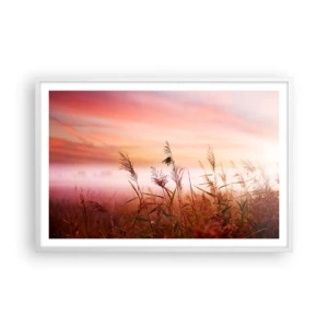 Poster in white frmae - Blowing in the Wind - 91x61 cm