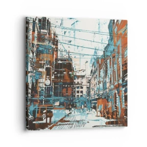 Canvas picture - Blazed City Trail - 30x30 cm