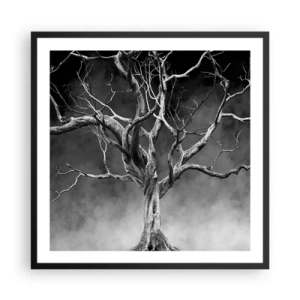 Poster in black frame - Primordial and Sacred - 60x60 cm