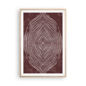 Poster in light oak frame - Space Talks - 61x91 cm