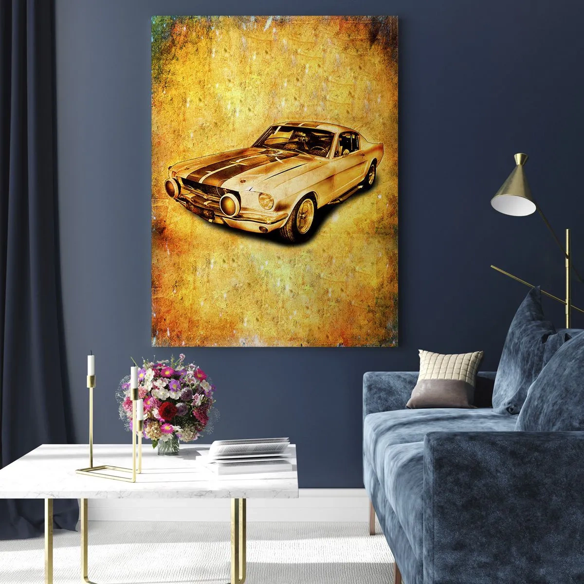 Glass picture - Crazy 70-ies - 50x70 cm