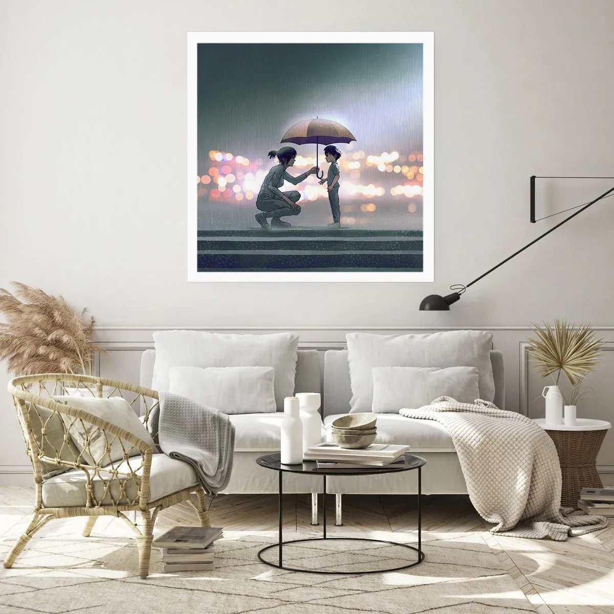 Poster - And Everything Is All Right - 30x30 cm