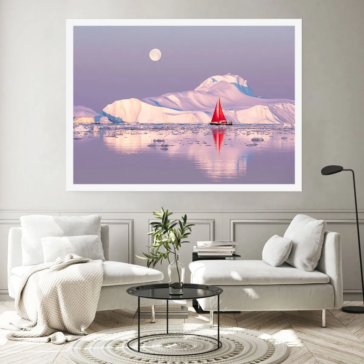 Poster - Heat of the Sail, Cold of the Ice - 50x40 cm