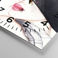 Clock face with numbers